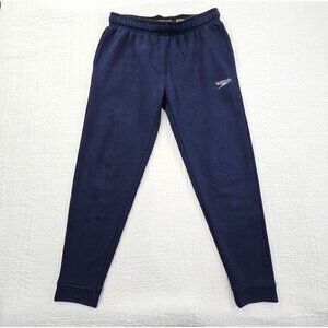 Speedo Joggers Men's Small‎ Navy Blue Drawstring Pockets Elastic Waist 7720131